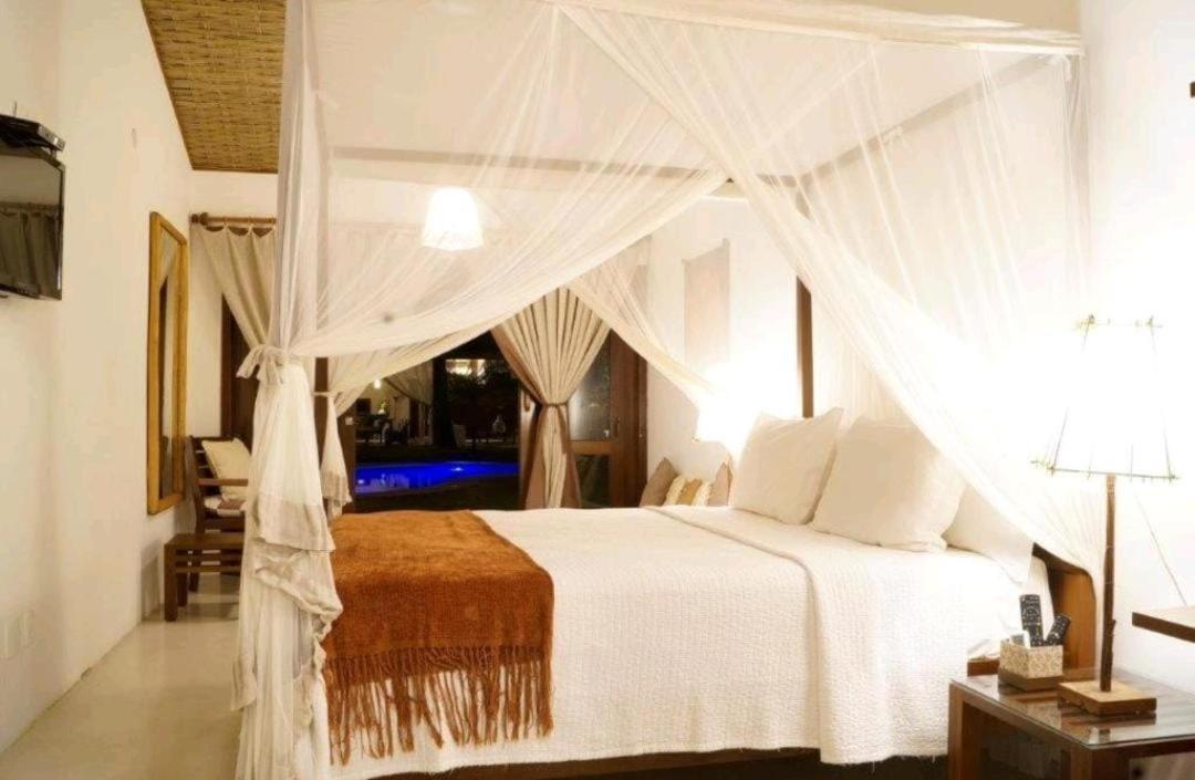 Pousada Villa Palmeira Azul ปอร์โตเซกูโร ภายนอก รูปภาพ